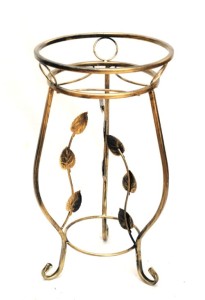 Flowerbed, Flower stand No. 945, gold 