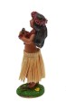 Ręcznie malowana laleczka Hula Doll – figurka hawajska z napisem Made in China