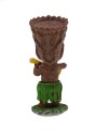 Egzotyczna laleczka hula na taśmie dwustronnej – ozdoba auta i biurka Hula Doll – tiki