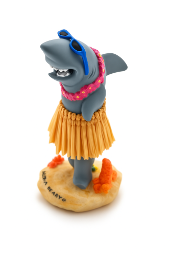 Rekin shark w okularach laleczka hulla doll