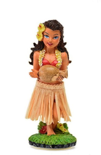 Hula Doll Ninu Ipu– laleczka hawajska na deskę rozdzielczą auta