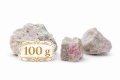 100 g naturalnego minerału kamienia w różowym kolorze