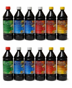 Öl, Brennstoff für die Taschenlampe, Mückenschutzmittel,  mix 4 riecht 1 L  x12 Stk