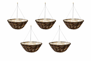 Hanging flower pots 195-110 x 5 pcs