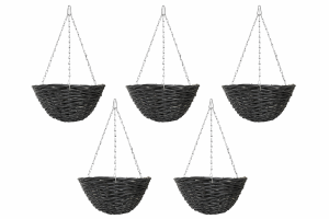 Hanging flower pots 17-424 PE  x 5 pcs