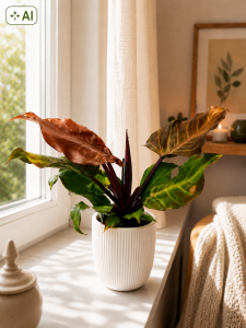 Philodendron Sunlight Filodendron kolorowy ozdobne liście P12