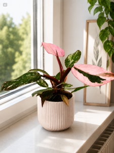 Philodendron Pink Princess Filodendron różowy kolekcjonerski roślina P6