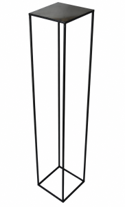  Kwietnik stojak stolik loft 130 cm czarny met 363 