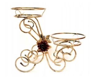 Flowerbed, Flower stand No. 1199, gold
