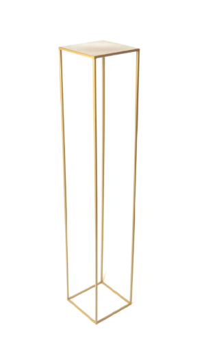 Blumenstnder, Blumenbett Loft 130 cm aus Metall 363, Golden DIXIE STORE