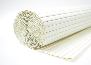 PVC FENCE, PRIVACY SCREENING, WHITE 1,5 x 3 m