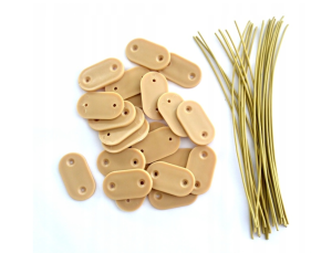 Fixing kits, PVC, bamboo, 25 pcs