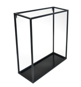 Kwietnik  wiszący loft 45 cm 581 czarny