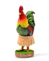 Ręcznie malowana laleczka Hula Doll – figurka hawajska z napisem