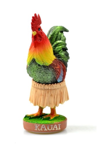 Hula KAUAI CHICKEN– laleczka hawajska na deskę rozdzielczą auta